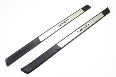 Lexus rc накладка хром молдинг порог правая фото №1