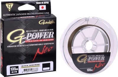 PLECIONKA GAMAKATSU G- POWER NEO 135M 0,12MM/7,2KG