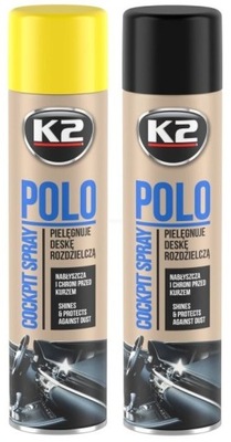 K2 POLO COCKPIT SPRAY DO УХОДА ТОРПЕДО ROZDZIELCZEJ CYTRYNA/FAHREN 600