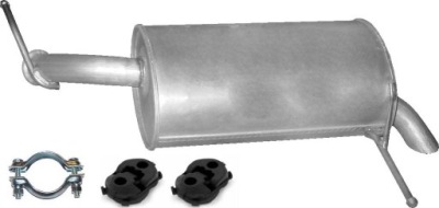 Peugeot 407 04-07 гасник кінцевий фото №1