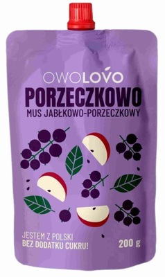 OWOLOVO Mus Porzeczkowo 200g