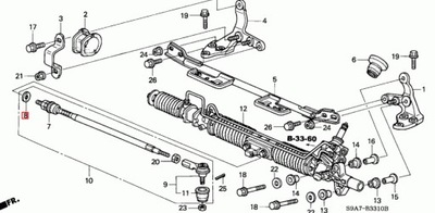 Honda civic city cr-v подкладка тяга type-r фото №1