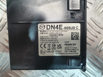 Разъём соединитель usb sd mazda 3 bp iv hb 19- фото №1