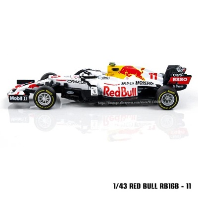 RB16B-11 1:43 Red Bull Racing Tag Heuer RB16B 2021 #33 ALOY Luksusowy pojaz