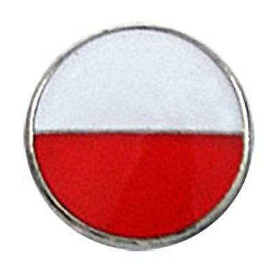 Przypinka pin wpinka flaga Polska okrągła