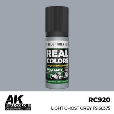AK INTERACTIVE RC920 REAL COLORS Light Ghost Grey FS 36375 17ml (lacquer pa