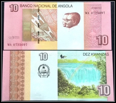 002. Banknot Angola 10 Kwanzas 2012r. UNC