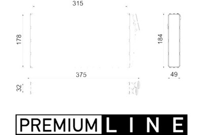 MAHLE CALENTADOR DAF LF 45 LF 55 RVI KERAX MIDLUM PREMIUM 2 VOLVO FE  