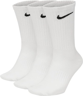 Nike białe skarpety wysokie 36-39 6-PAK