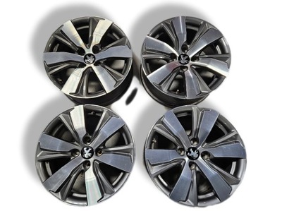 ALUMINIO LLANTAS 16'' 4X108 ET20 6,5J PEUGEOT 207 208 2008 DE CARGA  