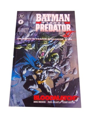 BATMAN versus PREDATOR II wyd. specjalne 2/96 TM-Semic