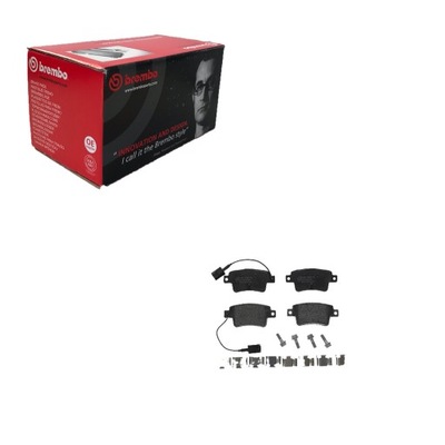 Brembo гальмівні колодки гальмівний. fiat punto evo 09-задня фото №1