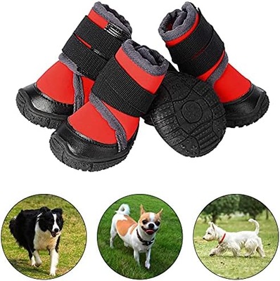Buty dla psa PET LOFT czerwone 55 mm rozmiar S