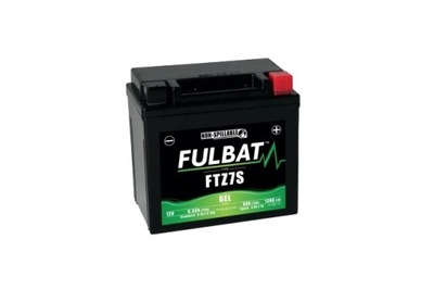 BATERÍA ZELOWY FULBAT YTZ7S 12V 6AH 130A BEZOBSLUGOWY GEL FTZ7S MOTOCICLETA  