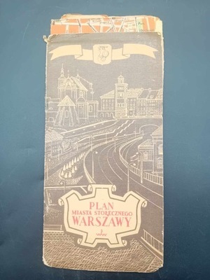 Plan Miasta stołecznego Warszawy ze spisem ulic