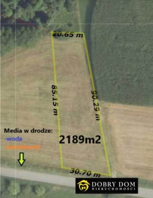 Działka, Jasionówka, Moniecki, 2189 m²