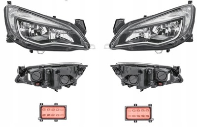 Фара лампа opel astra j 13- hella l+p фото №1