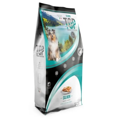 TOP sucha karma premium dla psa ŁOSOŚ 10 kg