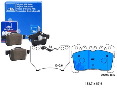 PADS BRAKE LEXUS LS 4.6/5.0H 04.06- ATE - milautoparts-fr.ukrlive.com