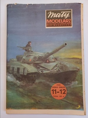 Radziecki czołg ciężki KW-1 1:25 Mały Modelarz numer 4/1981