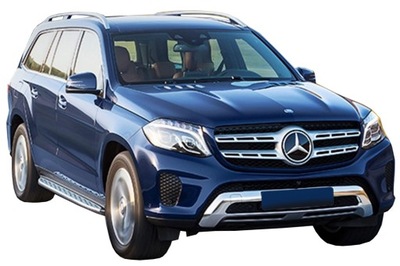 ESCALONES LADO UMBRALES MERCEDES GLS X166 2015-2019  