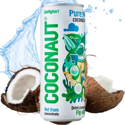 COCONAUT Woda Kokosowa w Puszce Z MŁODEGO KOKOSA 0,32l