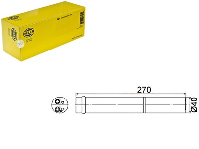 DESHUMECTADOR DE ACONDICIONADOR RENAULT CLIO MODUS 04- HELLA  