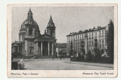 WARSZAWA. Warszawa, Plac Trzech Krzyży