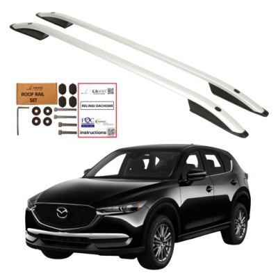 Рейлінги дахові mazda cx-5 suv od 2017- aluminiowe міцні довговічний фото №1