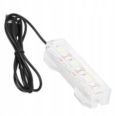 OŚWIETLENIE LED LAMPKA AKWARIOWA LAMPA DO AKWARIUM USB 6x2CM