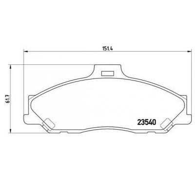 BREMBO SABOTS DE FREIN DE FREIN FORD ASIA / OCEANIA - milautoparts-fr.ukrlive.com