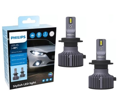 LUCES DIODO LUMINOSO LED H7 PHILIPS ULTINON PRO3022 12V/24V  