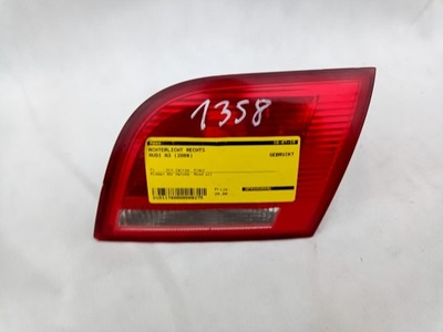 Лампа задняя правая крышки audi a3 8p фото №1