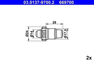 SAMOREGULATOR PADS BRAKE VW CRAFTER/TOUAREG/LT/MULTIVAN/T5 96- (SET  