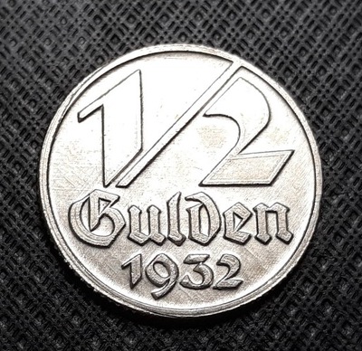 1/2 gulden 1932 ,Wolne Miasto Gdańsk,Polska, kopia