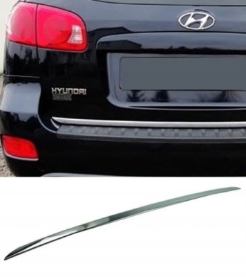 Hyundai santa fe ii 2 молдинг хром na крышка тюнинг фото №1