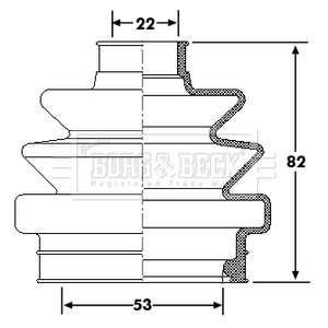 Защита шарнир kpl porsche 911 bcb6174 фото №1