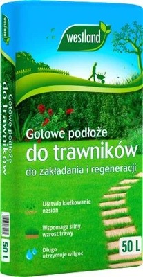 PODŁOŻE ZIEMIA DO TRAWNIKÓW TRAWY 50L WESTLAND