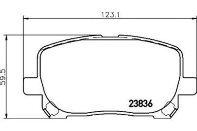 Hella pagid тормозные колодки тормозные toyota avensis verso фото №1