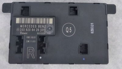 Модуль блок керування двері правих mercedes w203 coupe фото №1