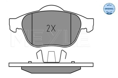 MEYLE КОЛОДКИ HAM. RENAULT P. SCENIC 05- 1,9/2,0DCI/B