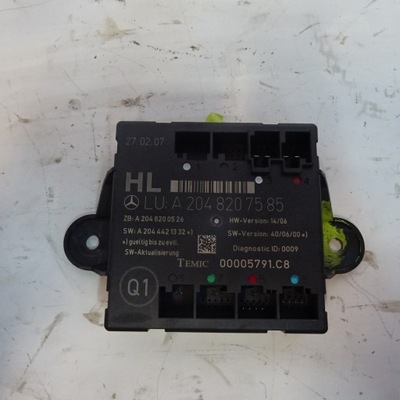 Mercedes c200 w204 модуль дверь a2048207585 фото №1