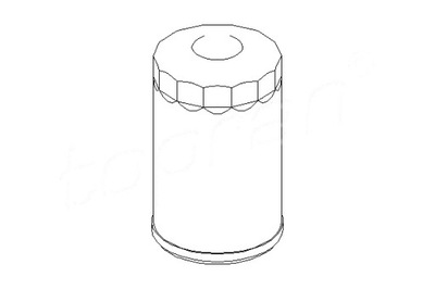TOPRAN ФИЛЬТР МАСЛА W OUT HEXAGON