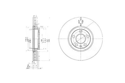 DELPHI DISQUES DE FREIN 2 PIÈCES CITROEN C8 2.0 HDI (E - milautoparts-fr.ukrlive.com