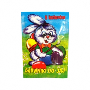 Barwniki do jaj jajek barwnik pisanki 5 kolorów