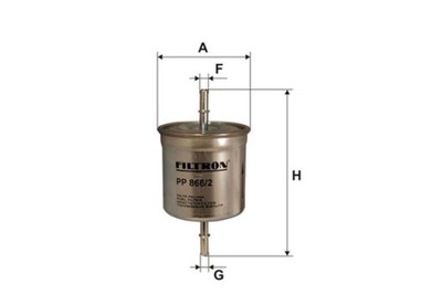 FILTRON FILTRO COMBUSTIBLES VOLVO C70 I S40 I S60 I S60 II S80 I V40 V70 II  