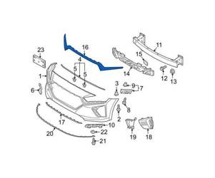 Молдинг бампера hyundai ioniq plug-in 2016 - do бампера фото №1