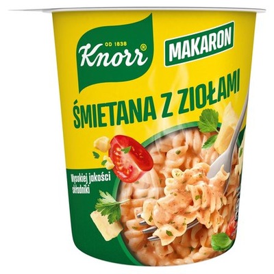 Knorr Makaron Śmietana Zioła 59 g