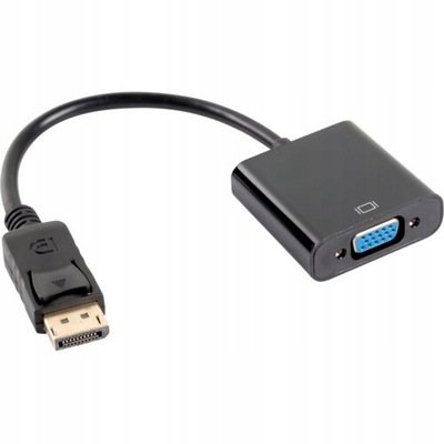 Adapter Konwerter DisplayPort DP do VGA DSUB