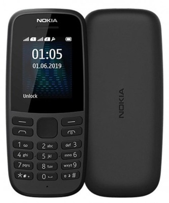 Telefon komórkowy Nokia 105 czarny